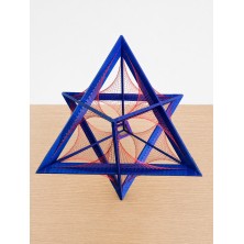 Merkaba de hilos - Color Rojo