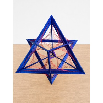 Merkaba de hilos - Color Rojo