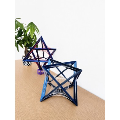 Pack Merkaba de hilos  - Color Blanco y Rojo